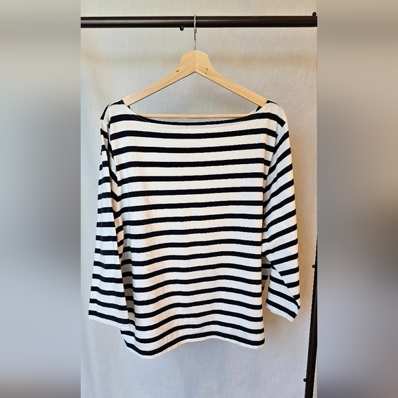 J. Crew Tops - Classic Boatneck Fisherman's Stripe